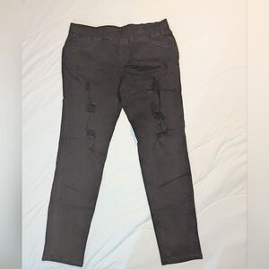 Hybrid & Co. black jeans, great condition. elastic waist.  XL.